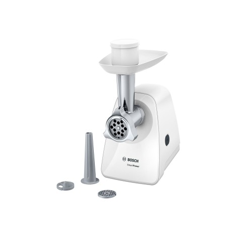 Bosch | Meat mincer SmartPower | MFW2510W | White | 350 W | Number of speeds 1 | 2 Discs: 3.8 and 8 mm; Sausage filler accessory.