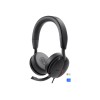 Dell | Pro Wired On-Ear Headset | WH5024 | Built-in microphone | USB Type-A | Black | ANC
