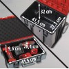 Einhell | E-Case Tower Tool Box Set with Wheels, 3 pcs | 4540015