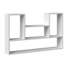 BILBAO 4P hanging rack 100x16x60 cm, white