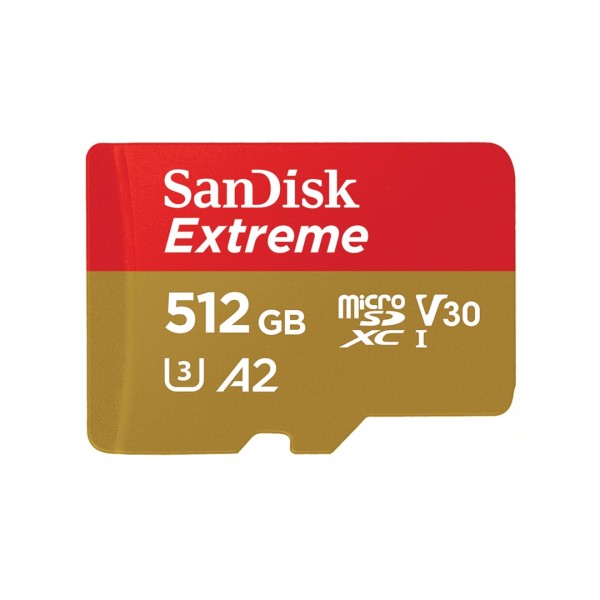 SanDisk Extreme 512 GB MicroSDHC UHS-I ...