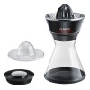 Bosch MCP72GPB citrus press Plastic, Stainless steel Black, Transparent