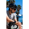 HJC CROSSER Black Cycling Helmet, BLACK, Size S