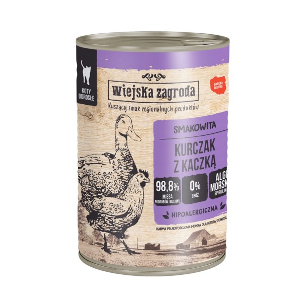 WIEJSKA ZAGRODA Chicken with duck - ...