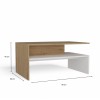BOSTON artisan/white coffee table bench