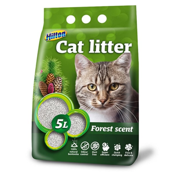 HILTON bentonite clumping forest cat litter ...