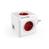 Allocacoc PowerCube Original USB Type E power extension 4 AC outlet(s) Indoor Red