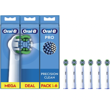 Końcówki Oral-B EB20RX PrecisionClean 6 szt.