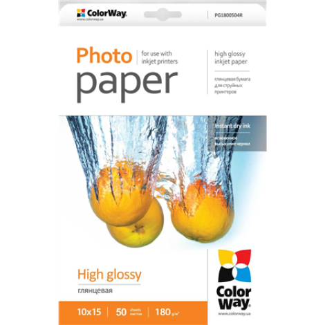 180 g/m² | 10x15 | High Glossy Photo Paper