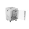 LANBERG rack cabinet 15U 600x600 glass