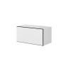 Cama full storage cabinet ROCO RO3 75/37/39 white/black/white