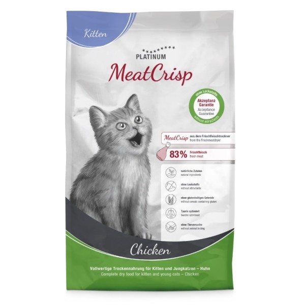 PLATINUM MeatCrisp Kitten Chicken - dry ...