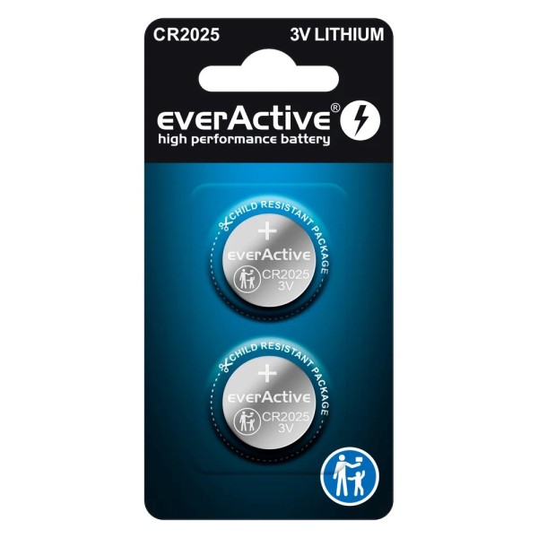 Lithium battery mini everActive CR2025 - ...