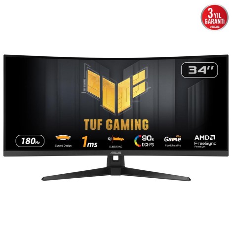 LCD Monitor|ASUS|TUF Gaming VG34VQ3B|34