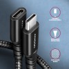 AXAGON BUCM32-CF10AB extensions cable USB-C (M) <-> USB-C (F), 1m, USB 20Gbps, PD 240W 5A