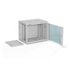 ALANTEC 19" 9U 600x450 wall-mounted cabinet, grey