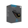 MOUSE USB OPTICAL G102 LIGHTSY/BLACK 910-005823 LOGITECH
