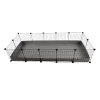 C&C modular cage 5x2 pig rabbit hedgehog silver 180 x 75 x 37 cm