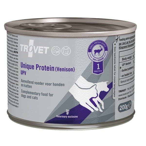 Trovet UPV Unique Protein dziczyzna pies/kot ...