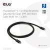 CABLE USB-C THUNDERBOLT 1M/M/M CAC-2501 CLUB3D