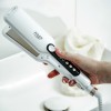 Adler Hair Straightener - Wide | AD 2325 | Ceramic heating system | Display LCD | Temperature (min) 150 °C | Temperature (max) 210 °C | Number of heating levels 7 | 120 W | White