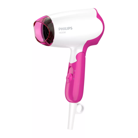 Philips | Hair Dryer | BHD003/00 | 1400 W | Number of temperature settings 2 | White/Pink