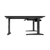 Genesis Gaming Desk | Holm 160 Modular Corner | Black/Anthracite