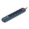 SPG5-U2-5 Power strip with USB charger, 5 sockets, USB 2A, 1.5 m