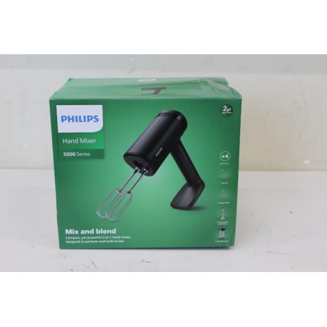 SALE OUT. Philips Mixer HR3781/10, 500 Series, Black, Hblend | Philips Mixer | HR3781/10 500 Series | Hand Mixer | 500 W | Number of speeds 5 | Turbo mode | Black | DAMAGED PACKAGING
