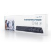 KEYBOARD STANDART USB ENG/BLACK KB-U-103 GEMBIRD