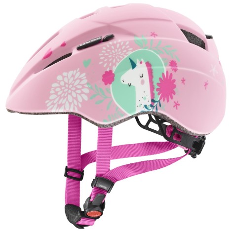 Kask rowerowy dziecięcy UVEX Kid 2 CC 46-52cm, pink unicorn matt