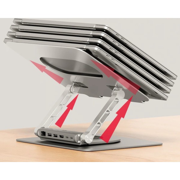 UNITEK LAPTOP STAND WITH DETACHABLE USB-C ...