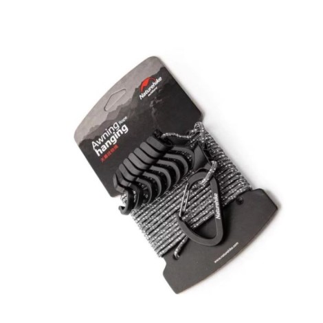 Linka wspinaczkowa Naturehike Awning Hang Rope NH19PJ040 -DARK GREY