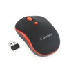 MOUSE USB OPTICAL WRL BLACK/RED MUSW-4B-03-R GEMBIRD