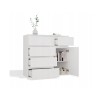 MALWA 1D5S WHITE CHEST OF DRAWERS