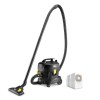 Vacuum Cleaner|KARCHER|Input power 850 W|Dust capacity 11 L|Drum vacuum|Cleaning type Dry|Dust container Dust bag|Colour Black|1.527-214.0