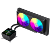 Gamemax CPU Liquid Cooler | GLACIER 240 LCD BK | Intel, AMD