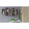 Wall-hung bookcase Bilbao 7.0 Wall Shelves Sonoma Oak