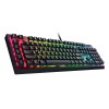 Razer | Mechanical Gaming Keyboard | BlackWidow V4 X | Mechanical Gaming Keyboard | Wired | US | Black | Yellow Mechanical Switches (Linear)