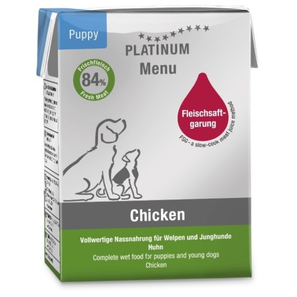 PLATINUM Menu Puppy Chicken - wet ...