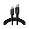 Green Cell KABGC30 USB cable USB 2.0 1.2 m USB C Black