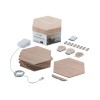 Nanoleaf|Elements Wood Look Hexagons Starter Kit (7 panels)|Cool White + Warm White