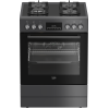 BEKO Cooker | FBM62330GADSN | Hob type Gas | Oven type Electric | Grey | Width 60 cm | Grilling | LED | Depth 60 cm | 72 L