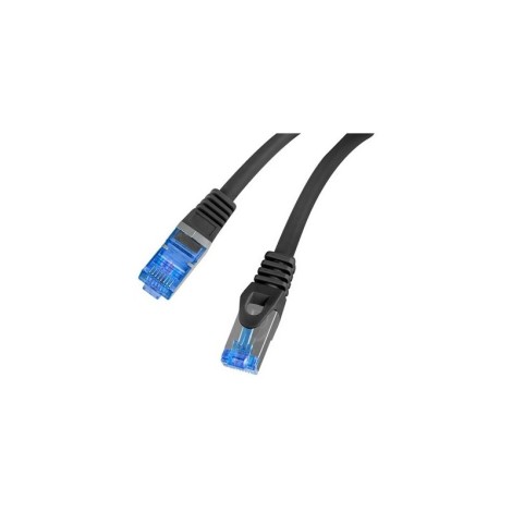 Patch Cord cat. 6 FTP | PCF6A-10CC-0025-BK | S/FTP | S/FTP shielding type – Aluminium braid on wire and each pair foiled additionally. The coating is made of low-smoke and Halogen-free materials (LSZH). Category compliance confirmed by Fluke tester.  Stra