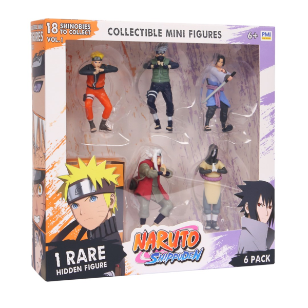 NARUTO SHIPPUDEN FIGURES - 6 PACK ...