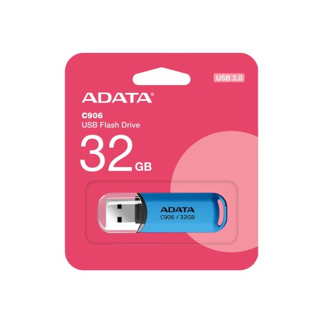 ADATA | USB Flash Drive | C906 | 32 GB | USB 2.0 | Blue