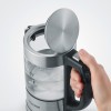Severin WK 3458 electric kettle 0.5 L 1100 W Black, Transparent