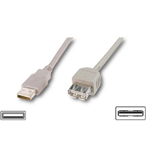 Logilink | USB 2.0 extensio cable, | USB-A to USB-A USB A female | USB A male