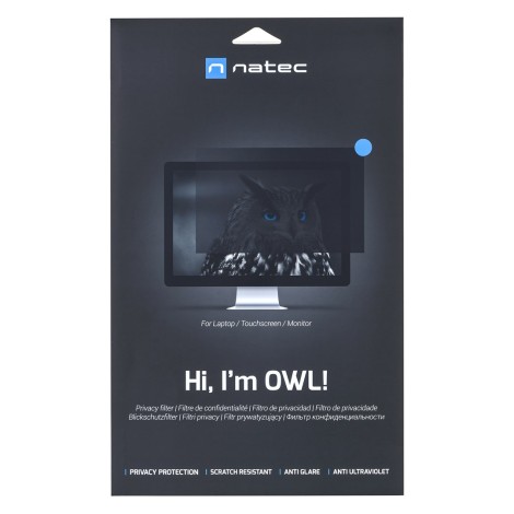 NATEC PRIVACY FILTER OWL 17.3" 16:9