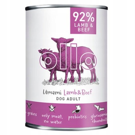 OLLO Umami Lamb and Beef – wet dog food – 400 g